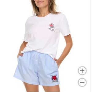 New Keith Haring Women's Tee‎ and Boxer Set L